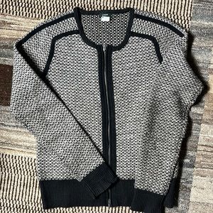 J. Crew wool zip cardigan
